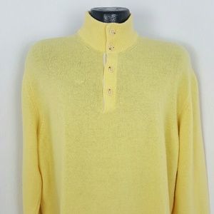 Valentino Jeans yellow Lana Vergne men sweater luxury wool
